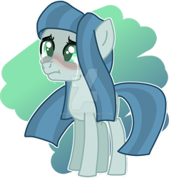 Size: 1024x1078 | Tagged: safe, artist:rosiepie15, imported from derpibooru, oc, oc only, oc:magnolia pie, earth pony, pony, abstract background, base used, blushing, colored pupils, crying, female, filly, offspring, parent:maud pie, parent:mud briar, parents:maudbriar, simple background, solo, transparent background, watermark