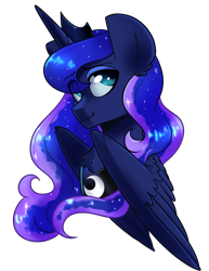 Size: 2975x3850 | Tagged: safe, artist:annakitsun3, imported from derpibooru, princess luna, alicorn, pony, female, mare, marriage, simple background, smiling, solo, transparent background