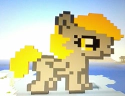 Size: 441x338 | Tagged: safe, artist:theanimefanz, imported from derpibooru, derpy hooves, minecraft, minecraft pixel art, pixel art