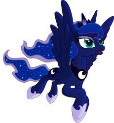 Size: 5645x6113 | Tagged: safe, artist:kopcap94, imported from derpibooru, princess luna, alicorn, pony, my little pony: the movie, .svg available, absurd resolution, cute, female, flying, hoof shoes, looking up, mare, simple background, solo, spread wings, transparent background, vector, wings