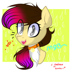 Size: 888x887 | Tagged: safe, artist:kilka-chan-yana, imported from derpibooru, oc, oc only, pony, bell, collar, solo