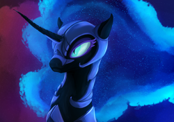 Size: 2894x2039 | Tagged: safe, artist:thatfriendlysomeone, imported from derpibooru, nightmare moon, alicorn, pony, ethereal mane, female, mare, newbie artist training grounds, solo