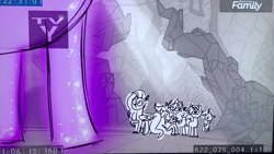 Size: 1280x720 | Tagged: safe, imported from derpibooru, screencap, gallus, ocellus, sandbar, silverstream, smolder, tree of harmony, twilight sparkle, yona, alicorn, what lies beneath, animatic, cave, implied twilight sparkle, treelight sparkle