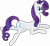 Size: 4792x4417 | Tagged: safe, artist:mfg637, imported from derpibooru, rarity, pony, .svg available, absurd resolution, female, lying, simple background, solo, svg, transparent background, vector, wat