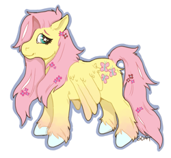 Size: 843x776 | Tagged: safe, artist:kittycoot, imported from derpibooru, fluttershy, pegasus, pony, female, mare, simple background, solo, white background