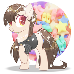 Size: 1973x1957 | Tagged: safe, artist:cloud-fly, imported from derpibooru, oc, oc only, earth pony, pony, clothes, female, mare, raised hoof, shirt, simple background, solo, transparent background