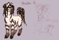Size: 1200x825 | Tagged: safe, artist:scyllarus, imported from derpibooru, oc, oc only, oc:buck carcharadon, oc:hadhi, oc:radhi, hybrid, zony, baby, female, mare, offspring, parent:oc:buck carcharadon, parent:oc:radhi, parents:oc x oc, parents:radharadon, radharadon, simple background, solo