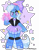 Size: 3000x3800 | Tagged: safe, artist:bunxl, imported from derpibooru, trixie, pony, semi-anthro, unicorn, :3, arm hooves, boots, card, clothes, cute, female, hat, shoes, simple background, skirt, socks, solo, transparent background, trixie's hat