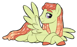 Size: 1024x617 | Tagged: safe, artist:azure-art-wave, imported from derpibooru, oc, oc only, oc:nemophilist, pegasus, pony, deviantart watermark, male, obtrusive watermark, offspring, parent:tree hugger, parent:zephyr breeze, parents:zephyrhugger, prone, simple background, solo, stallion, transparent background, watermark