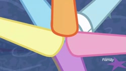 Size: 999x566 | Tagged: safe, imported from derpibooru, screencap, applejack, fluttershy, pinkie pie, rainbow dash, rarity, twilight sparkle, twilight sparkle (alicorn), alicorn, pegasus, pony, unicorn, school daze, female, mane six, mare, six hands together