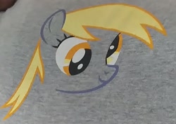 Size: 1270x897 | Tagged: safe, artist:ponylover88, imported from derpibooru, derpy hooves, human, clothes, irl, irl human, photo, shirt