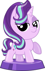 Size: 2069x3245 | Tagged: safe, artist:phucknuckl, imported from derpibooru, part of a set, starlight glimmer, pony, unicorn, my little pocket ponies, my little pony pocket ponies, chibi, cute, female, glimmerbetes, mare, pocket ponies, simple background, solo, transparent background