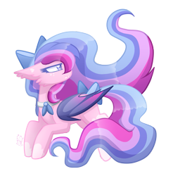 Size: 1255x1273 | Tagged: safe, artist:sugaryicecreammlp, imported from derpibooru, oc, oc only, oc:lilith(crystalponyart7669), bat pony, pony, bow, female, hair bow, mare, simple background, solo, transparent background