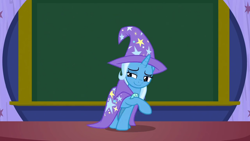 Size: 1280x720 | Tagged: safe, imported from derpibooru, screencap, trixie, pony, a matter of principals, female, solo