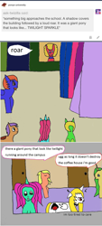 Size: 1024x2272 | Tagged: safe, artist:ask-luciavampire, imported from derpibooru, oc, earth pony, pegasus, pony, unicorn, vampire, vampony, tumblr:ask-ponys-university, ask, tumblr