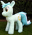 Size: 1036x1154 | Tagged: safe, artist:hoppip, imported from derpibooru, lyra heartstrings, pony, unicorn, clothes, female, infamous, irl, lyra plushie, mare, outdoors, panties, photo, plothole plush lyra, plushie, side view, smiling, solo, standing, tail, tail hole, underwear