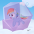 Size: 4000x4000 | Tagged: safe, artist:arcane-thunder, imported from derpibooru, rainbow dash, pegasus, pony, the cutie re-mark, atg 2018, bondage, crystal, encasement, female, filly, filly rainbow dash, frozen, newbie artist training grounds, scene interpretation, solo, younger