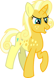 Size: 660x945 | Tagged: safe, artist:amrasfelagund, deleted from derpibooru, imported from derpibooru, oc, oc:gold dust, pony, unicorn, description is relevant, freckles, friendship is magic: the next generation, headcanon in the description, magical gay spawn, offspring, parent:flash sentry, parent:sunburst, parents:flashburst, pinto, simple background, solo, transparent background