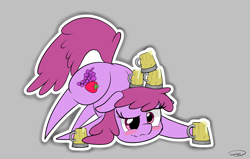 Size: 2773x1768 | Tagged: safe, artist:taurson, imported from derpibooru, berry punch, berryshine, pony, drunk, female, solo