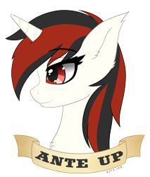 Size: 2439x2866 | Tagged: safe, artist:kota, imported from derpibooru, oc, oc only, oc:blackjack, pony, unicorn, fallout equestria, fallout equestria: project horizons, bust, fanfic, fanfic art, female, horn, mare, portrait, profile, simple background, solo, transparent background