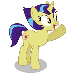 Size: 5000x5200 | Tagged: safe, artist:dragonchaser123, imported from derpibooru, rosy pearl, pony, unicorn, friendship university, absurd resolution, background pony, female, las pegasus resident, mare, open mouth, raised hoof, simple background, solo, transparent background, vector