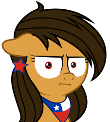 Size: 2716x3000 | Tagged: safe, artist:an-tonio, imported from derpibooru, oc, oc only, oc:chilenia, pony, chile, faic, floppy ears, i mean i see, looking at you, nation ponies, ponified, simple background, solo, transparent background, vector