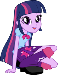 Size: 8312x10809 | Tagged: safe, artist:famousmari5, imported from derpibooru, twilight sparkle, equestria girls, absurd resolution, clothes, female, leg warmers, legs, open mouth, pleated skirt, shoes, simple background, skirt, solo, transparent background, twilight sparkle (alicorn)
