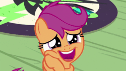 Size: 800x450 | Tagged: safe, edit, edited screencap, editor:starry mind, imported from derpibooru, screencap, scootaloo, pegasus, pony, the washouts (episode), animated, cute, cutealoo, daaaaaaaaaaaw, female, filly, foal, gif, perfect loop, puppy dog eyes, reversed, solo, squishy cheeks, weapons-grade cute