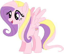 Size: 439x372 | Tagged: safe, artist:durpy, artist:selenaede, artist:user15432, imported from derpibooru, fluttershy, fluttershy (g3), pegasus, pony, base used, cute, g3, g3 shyabetes, g3 to g4, g4, generation leap, hasbro, hasbro studios, solo