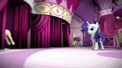 Size: 1920x1080 | Tagged: safe, artist:argodaemon, imported from derpibooru, coco pommel, rarity, starlight glimmer, 3d, animated, carousel boutique, clothes, dress, female, hammer, heavy weapons guy, homewrecker, sound, source filmmaker, spy, team fortress 2, this will end in death, this will end in tears and/or death, webm, youtube link
