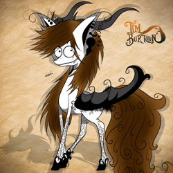 Size: 1024x1024 | Tagged: safe, artist:hestiay, imported from derpibooru, oc, oc only, original species, pony, abstract background, ear piercing, earring, hoof shoes, jewelry, piercing, solo
