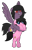 Size: 650x1003 | Tagged: safe, artist:moonlightdisney5, artist:thatonefluffs, imported from derpibooru, oc, oc only, oc:moonlight, oc:spooks, earth pony, pegasus, pony, base used, female, holding a pony, mare, ship:spoon, simple background, transparent background