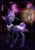 Size: 1024x1448 | Tagged: safe, artist:worldlofldreams, imported from derpibooru, oc, oc only, alicorn, pony, alicorn oc, book, candle, clothes, commission, fire, glasses, lantern, library, magic, male, shelf, solo