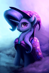 Size: 1200x1800 | Tagged: safe, artist:lollipony, artist:skitsniga, imported from derpibooru, trixie, pony, unicorn, clothes, collaboration, female, mare, solo