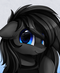 Size: 1446x1764 | Tagged: safe, artist:pridark, imported from derpibooru, oc, oc only, earth pony, pony, blue eyes, bust, clothes, commission, cute, male, portrait, smiling, solo