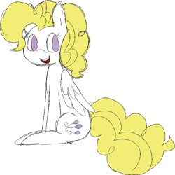 Size: 701x701 | Tagged: safe, artist:rose_stars, imported from derpibooru, surprise, pegasus, pony, female, simple background, sitting, solo, transparent background