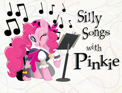 Size: 1006x768 | Tagged: artist needed, safe, edit, imported from derpibooru, pinkie pie, pirate pinkie pie, pirates who don't do anything, silly songs, silly songs with pinkie, title card, veggietales