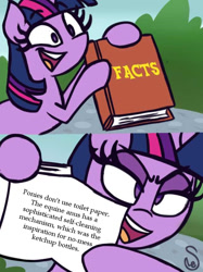 Size: 640x855 | Tagged: safe, artist:quarium edits, imported from derpibooru, twilight sparkle, pony, unicorn, ed edd n eddy, exploitable meme, female, mare, meme, too much information, twilight's fact book