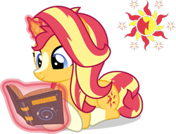 Size: 881x672 | Tagged: safe, artist:mlp-trailgrazer, imported from derpibooru, sunset shimmer, pony, unicorn, alternate universe, female, mare, reversal au, simple background, solo, transparent background