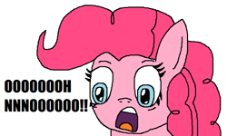 Size: 705x423 | Tagged: safe, artist:logan jones, imported from derpibooru, pinkie pie, pony, banjo kazooie: nuts and bolts, female, jontron, oh no, reaction image