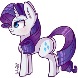 Size: 500x500 | Tagged: safe, artist:dsp2003, imported from derpibooru, part of a set, rarity, pony, unicorn, 8 angles of pony collaboration, blushing, cute, female, mare, simple background, transparent background