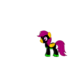 Size: 830x650 | Tagged: safe, artist:katmares, artist:misteriousshine, imported from derpibooru, scootaloo, pony, pony creator, the washouts (episode), female, simple background, solo, transparent background, washouts uniform