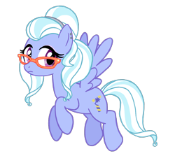 Size: 1240x1158 | Tagged: safe, artist:flipwix, imported from derpibooru, sugarcoat, pegasus, pony, equestria girls, friendship games, commission, ear piercing, earring, equestria girls ponified, female, flying, glasses, headband, jewelry, mare, piercing, ponified, preview, simple background, solo, transparent background, wings