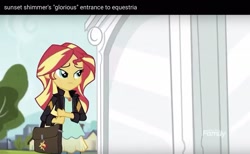 Size: 2100x1291 | Tagged: safe, imported from derpibooru, screencap, sunset shimmer, equestria girls, bobby roode, caption, low quality, wwe, youtube, youtube link