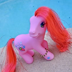 Size: 1081x1080 | Tagged: safe, imported from derpibooru, photographer:rileyspones, strawberry reef, pony, g3, irl, photo, solo, toy