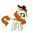 Size: 118x118 | Tagged: safe, artist:ban_mido, imported from derpibooru, autumn blaze, kirin, pony, sounds of silence, awwtumn blaze, cute, desktop ponies, female, gif, kirinbetes, non-animated gif, pixel art, pixel ponies, simple background, solo, sprite, transparent background