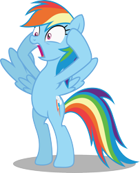 Size: 1464x1800 | Tagged: safe, artist:seahawk270, imported from derpibooru, rainbow dash, pegasus, pony, grannies gone wild, belly, bipedal, featureless crotch, female, simple background, solo, standing on two hooves, standing up, transparent background, vector, wings