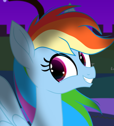 Size: 782x861 | Tagged: safe, artist:galacticflashd, imported from derpibooru, rainbow dash, pegasus, pony, avatar, cute, dashabetes, female, mare, smiling, solo