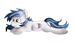 Size: 1280x720 | Tagged: safe, artist:jbond, imported from derpibooru, oc, oc only, pegasus, pony, commission, lying down, male, pegasus oc, prone, simple background, solo, stallion, white background, ych result