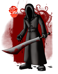 Size: 1500x1903 | Tagged: safe, artist:evil-rick, imported from derpibooru, oc, oc only, edgy, simple background, solo, transparent background